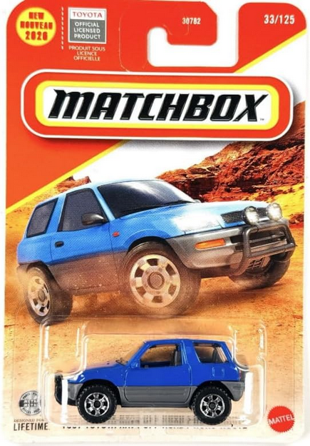 Matchbox 1997 Toyota RAV4 Off Road [Blue] 33/125