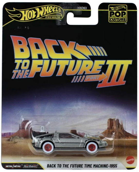 Hot Wheels Back to the Future Time Machine 1955 Pop Culture Premium