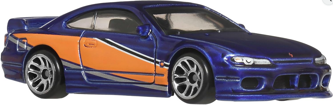 Hot Wheels Fast and Furious Tokyo Drift Car Nissan Silvia S15 Model Die Cast Scale 1:64