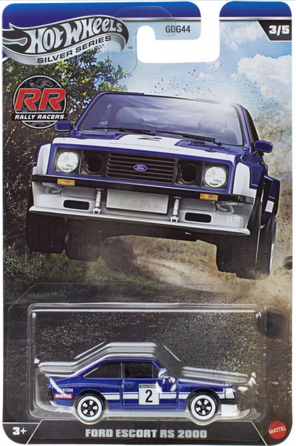 Hot Wheels Silver Series Ford Escort RS 2000 Rally Racers 3/5