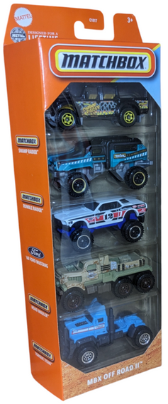 Matchbox MBX Off Road 5-Pack Swamp Raider Ford Mustang Road Mauler