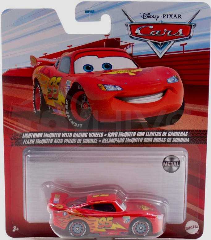 Disney Pixar Cars Lightning McQueen with Racing Wheels