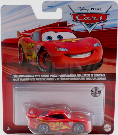 Disney Pixar Cars Lightning McQueen with Racing Wheels