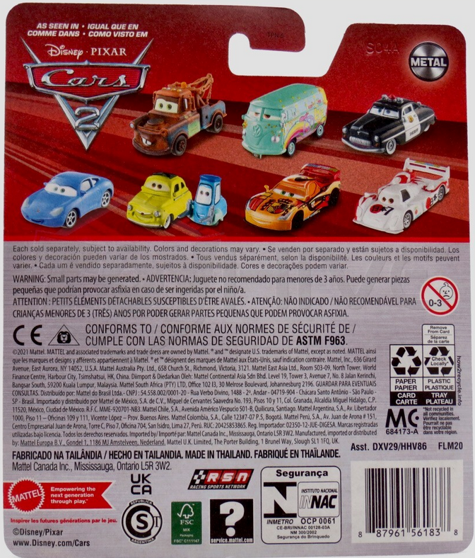 Disney Pixar Cars Lightning McQueen with Racing Wheels