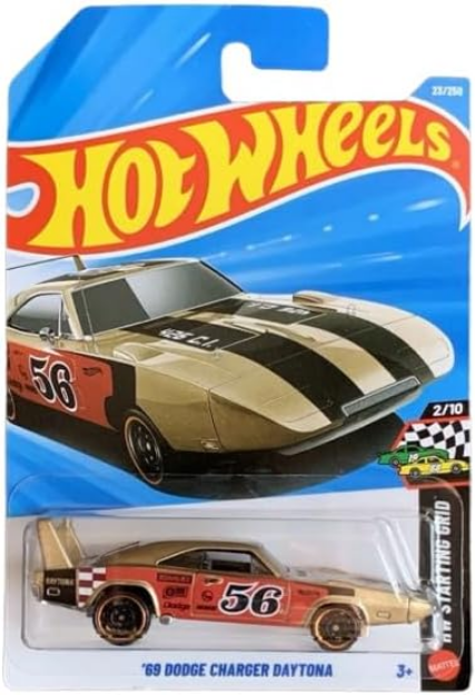 Hot Wheels '69 Dodge Charger Daytona [Gold] 23/250 Starting Grid 2/10