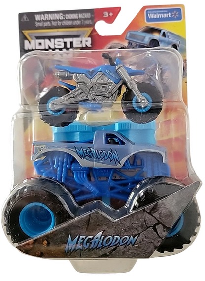 Monster Jam Series 6 Megalodon Monster Truck & Motorcycle Dirt Bike