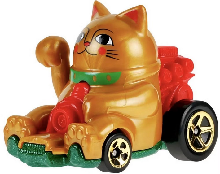 Hot Wheels Feline Lucky Gold 92/250 Experimotors 2/5
