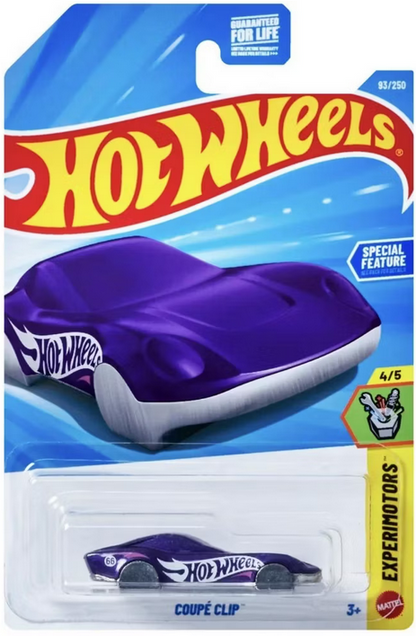Hot Wheels Coupe Clip Purple 93/250 Experimotors 4/5