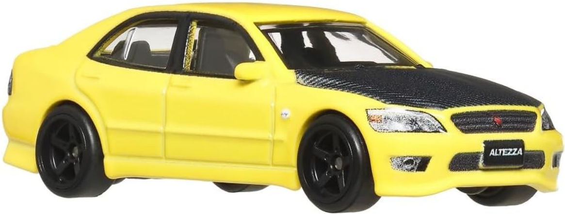 Hot Wheels Premium '98 Toyota Alteza #129 Boulevard Real Riders Yellow