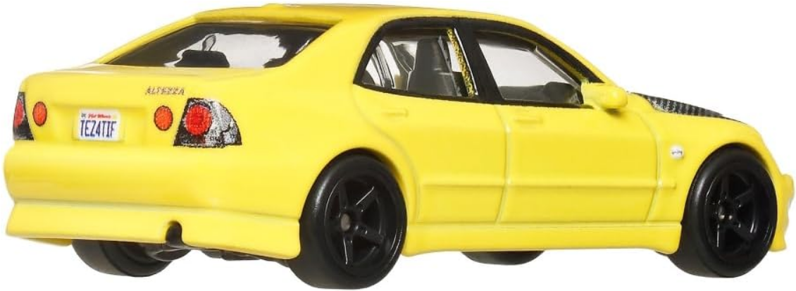 Hot Wheels Premium '98 Toyota Alteza #129 Boulevard Real Riders Yellow