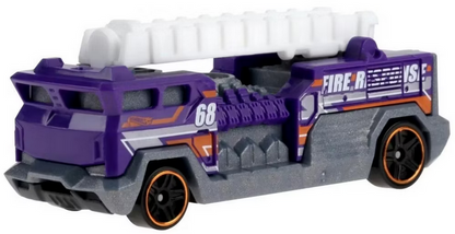 Hot Wheels Fire Truck 5 Alarm Purple 32/250 HW Heavy Weights 1/5