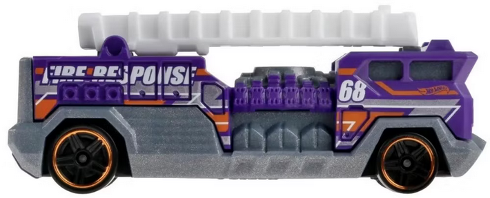 Hot Wheels Fire Truck 5 Alarm Purple 32/250 HW Heavy Weights 1/5