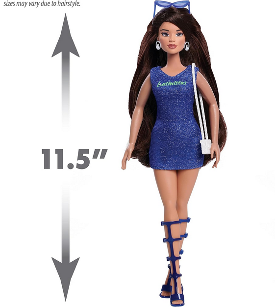 Latinistas Fashion Pack “Dance Night” 7 Piece Outfit and Accessories for 11.5-inch Tall Latinistas Dolls