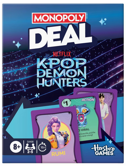 Monopoly Deal: KPop Demon Hunters Card Game