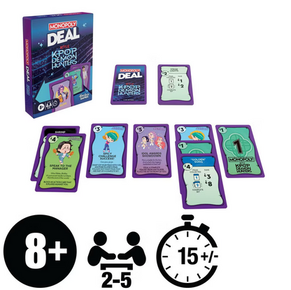 Monopoly Deal: KPop Demon Hunters Card Game