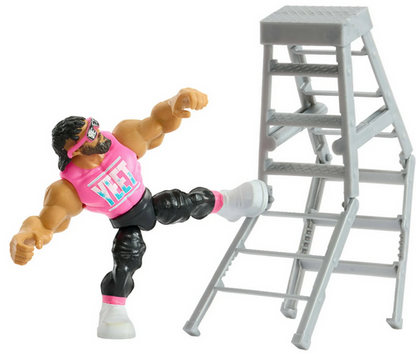 WWE Knuckle Crunchers Jey Uso Action Figure & Accessories, Bone-Crunching Sounds, 3.25-inch