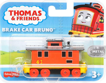 Thomas & Friends Diecast Toy Train Brake Car Bruno Push-Along Vehicle for Preschool Pretend Play Kids Ages 3+ Years