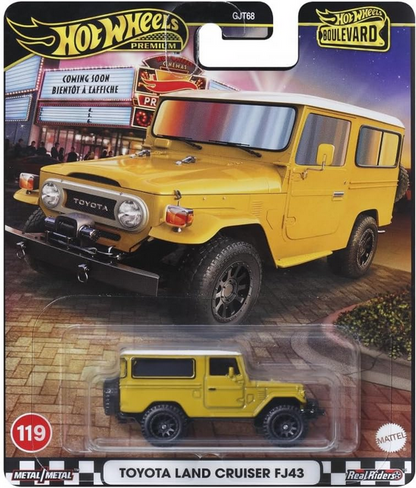 Hot Wheels Premium Boulevard Toyota Land Cruiser FJ43 (Yellow)