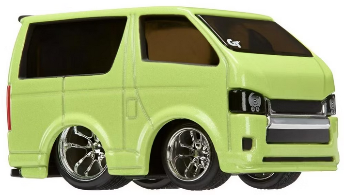 Car Tuned 2004 Toyota Hiace H200 Customs Lime Green Series 6