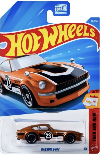 Hot Wheels Datsun 240Z Orange 72/250 Then and Now 2/10