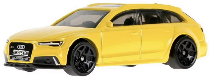 Hot Wheels 2017 Audi RS 6 Avant HW Euro 2/10 Yellow