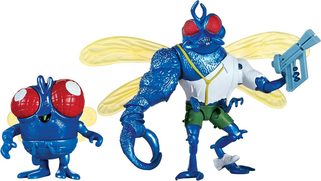 Teenage Mutant Ninja Turtles: Mutant Mayhem Fly Guy and Small Fry Super Flies Action Figure Set - 2pk