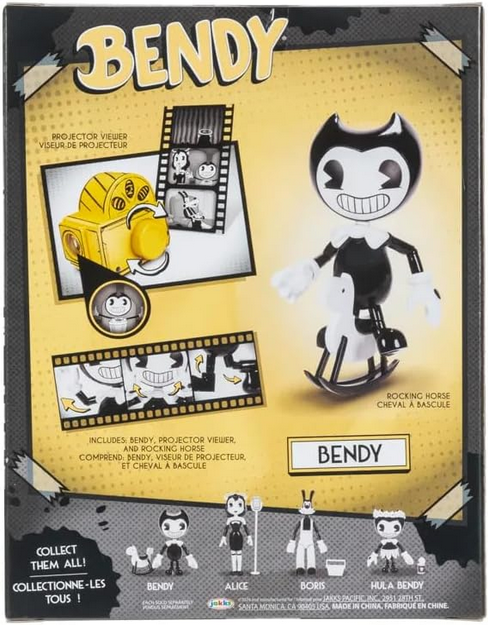 Bendy and The Ink Machine 5" Bendy with Rocking Horse & Projector Wave #3 Action Figures Action Figures