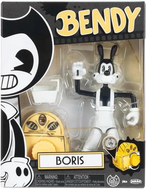 Bendy and the Ink Machine 5" Boris with Picnic Basket & Projector Wave #3 Action Figures