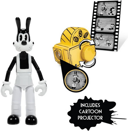 Bendy and the Ink Machine 5" Boris with Picnic Basket & Projector Wave #3 Action Figures