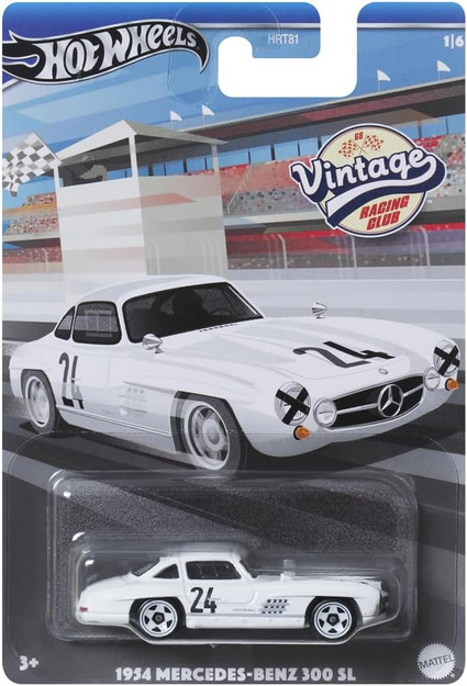 Hot Wheels Vintage Racing Club 1954 Mercedes-Benz 300 SL White 1/6