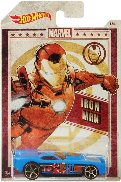 Hot Wheels Marvel Iron Man The Gov'ner 1/6 Die Cast 1:64