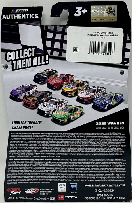 Daniel Suarez Pitbull #99 - Lionel 1/64 Nascar Authentics Diecast 2023 Wave 10