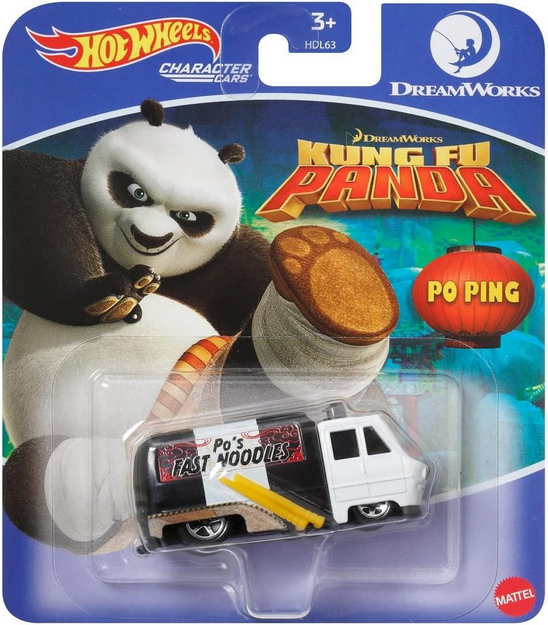 HOT Wheels Character Cars KUNG FU Panda [PO PING]