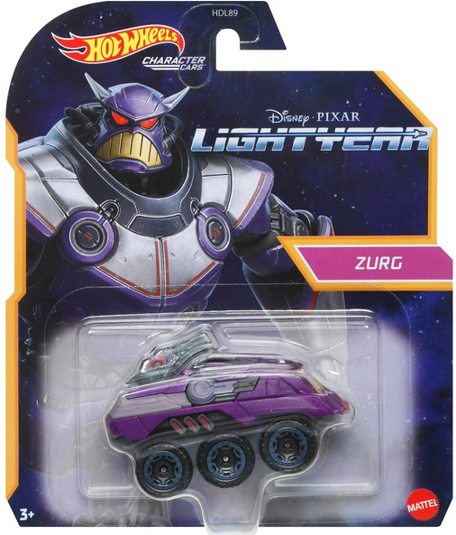 Hot Wheels Character Cars Lightyear ZURG