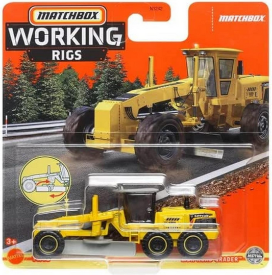 Matchbox Working Rigs MBX Road Grader 11/16