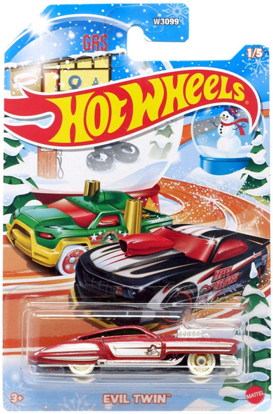 Hot Wheels 2024 Holiday Hot Rods Evil Twin 1/5 1:64 Scale