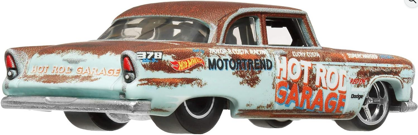 Hot Wheels Premium 1955 Plymouth Savoy Motor Trend Boulevard Hot Rod Garage 2024 #101