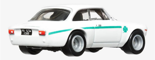 Hot Wheels Alfa Romeo Giulai Sprint GTA, Car Culture Spettacolare 5/5 [White]