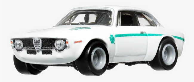 Hot Wheels Alfa Romeo Giulai Sprint GTA, Car Culture Spettacolare 5/5 [White]