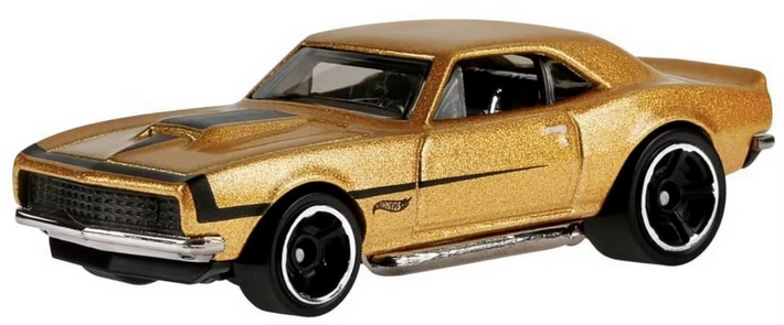 Hot Wheels 1967 Camaro Gold 56/250 HW Dream Garage 3/5