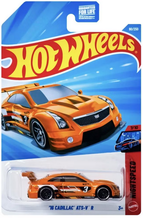 Hot Wheels 2016 Cadillac ATS-V R 90/250 NightSpeed 7/10