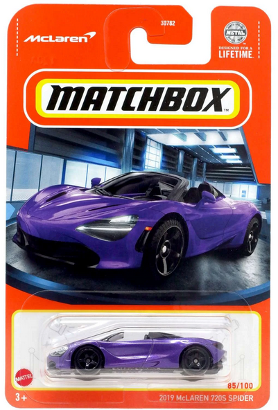 Matchbox 2019 McLaren 720S Spider Purple 85/100