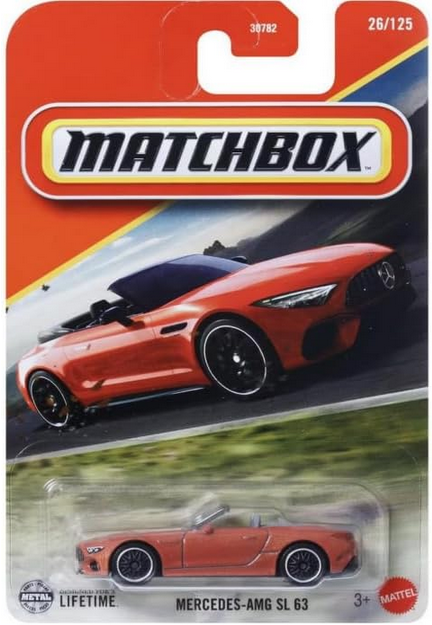 Matchbox Mercedes-AMG SL 63 [Orange] 26/125 1:64 Scale