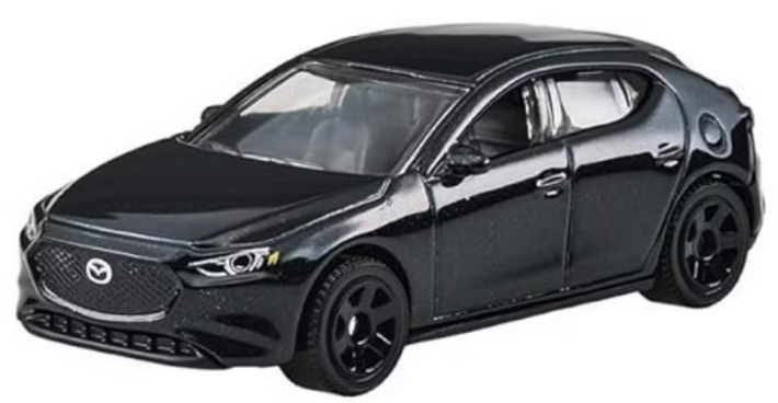 Matchbox 2019 Mazda 3 Hatchback [Black] 14/125-1:64 Scale
