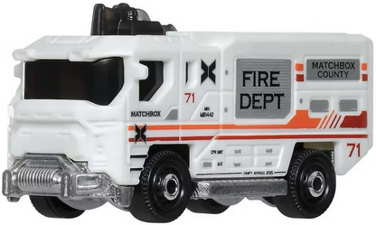 Matchbox Blaze Buster II [White Firetruck] 03/125, 1:64 Scale