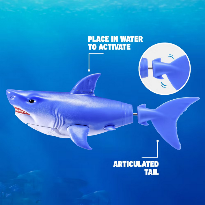 Robo Alive Robotic Swimming Shark - Blue