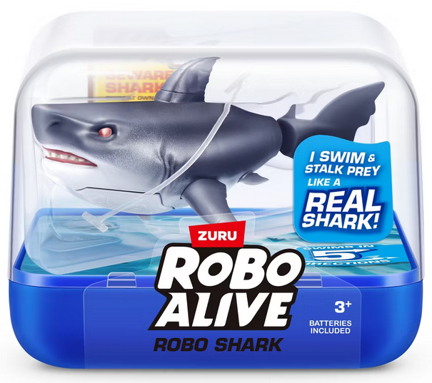 Robo Alive Robotic Swimming Shark - Black