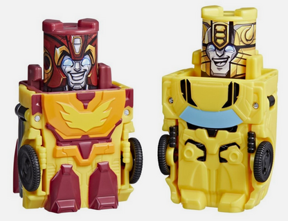Transformers Swapticons Bumblebee and Autobot Hot Rod 2-Inch