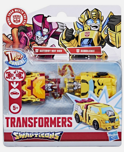 Transformers Swapticons Bumblebee and Autobot Hot Rod 2-Inch