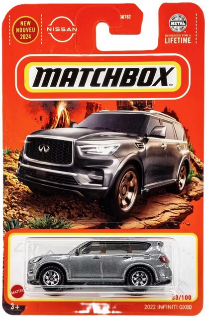 Matchbox 2022 Infinity QX80 Gray 33/100
